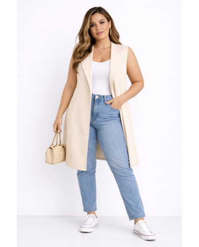 Chaleco Angorina Largo Hungría - Elegancia y Confort