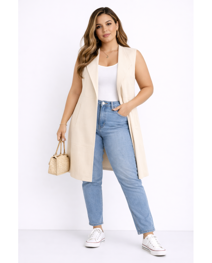 Chaleco Angorina Largo Hungría - Elegancia y Confort