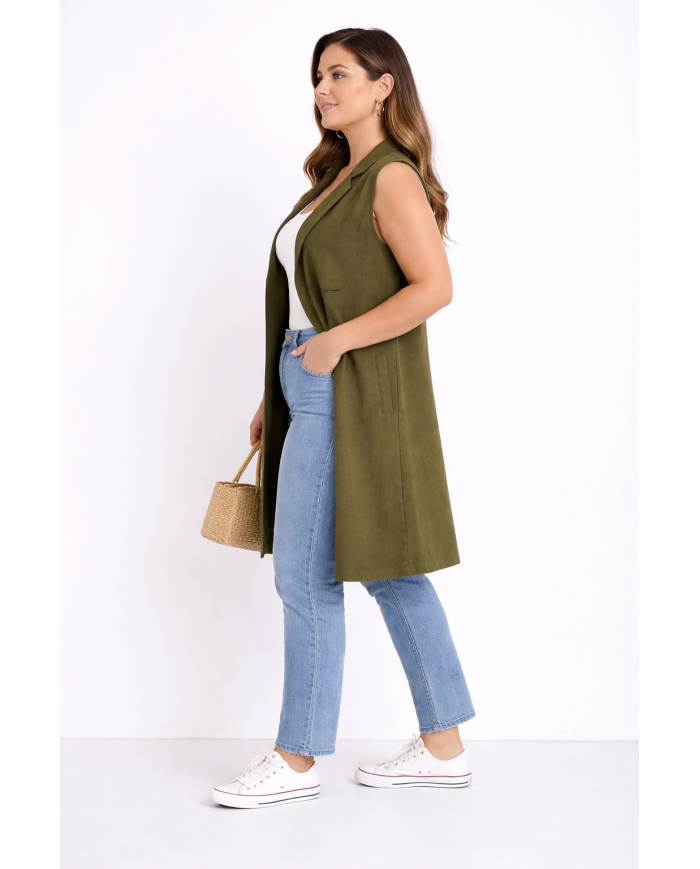 Chaleco Angorina Largo Hungría - Elegancia y Confort