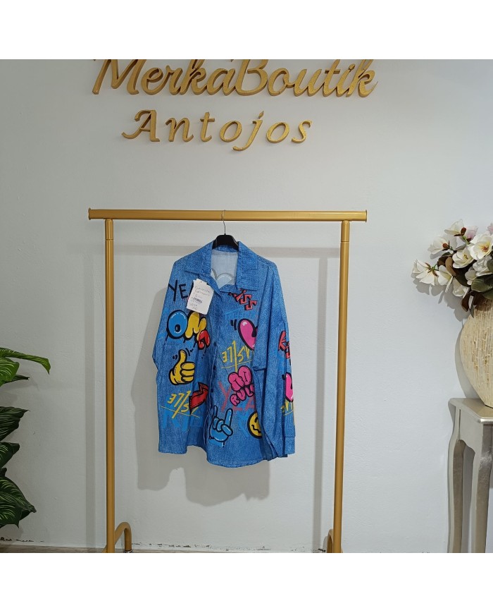 Camisa de Lino Emoticonos - Estilo y Comodidad