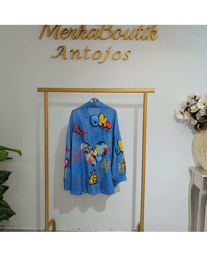 Camisa de Lino Emoticonos - Estilo y Comodidad