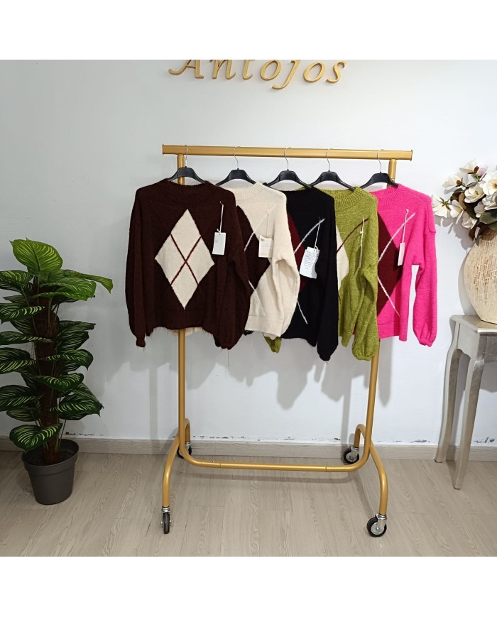 Jersey de Lana Angorina Rombo Daniela - Moda y Confort