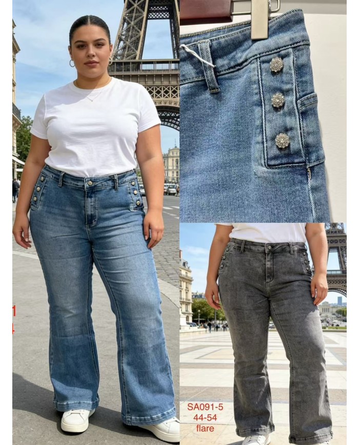 Vaquero Campana 091 - Estilo Retro y Comodidad Moderna