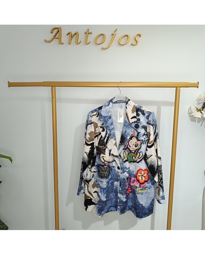 Chaqueta Americana Divertida Ratón | Estilo Único y Original