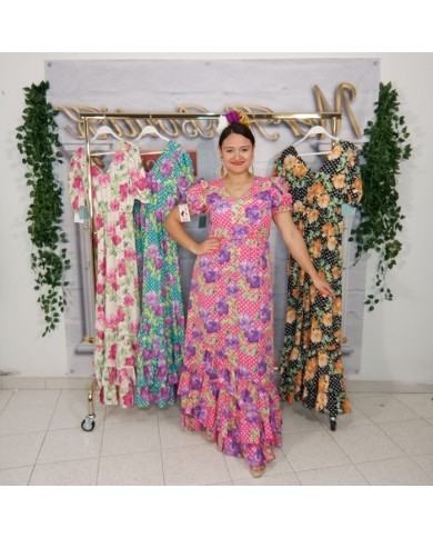 Bata Palmones Flamenca - Elegancia y Tradición Española