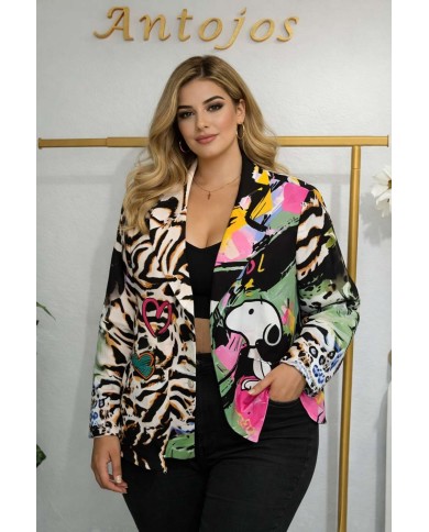 Chaqueta Americana Divertida Snoopy - Estilo y Diversión