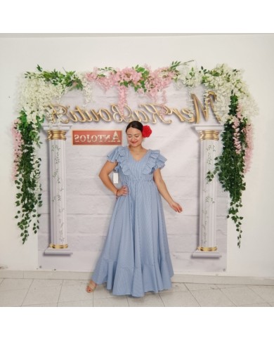 Bata Vichy Curvy Flamenca - Elegancia y Estilo para tus Curvas