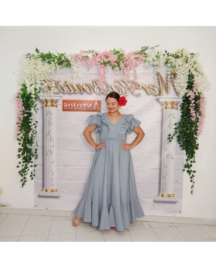 Bata Vichy Curvy Flamenca - Elegancia y Estilo para tus Curvas