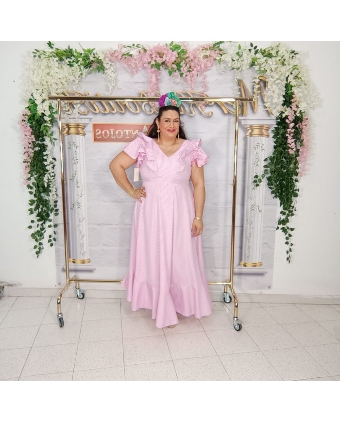 Bata Vichy Curvy Flamenca - Elegancia y Estilo para tus Curvas