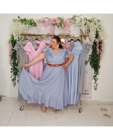 Bata Vichy Curvy Flamenca - Elegancia y Estilo para tus Curvas