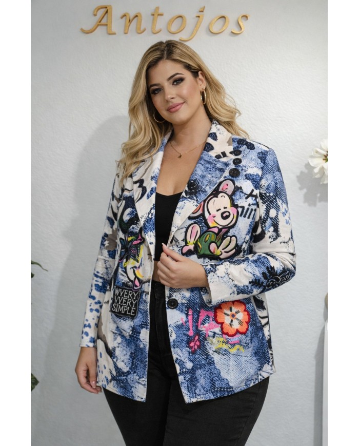 Chaqueta Americana Divertida Ratón | Estilo Único y Original