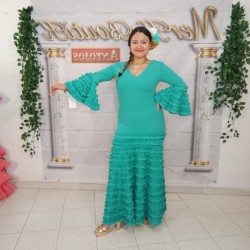 VESTIDO ROMANCERO MINI Flamenca - Elegancia y Tradición en Moda