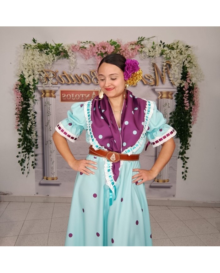 Bata Flamenca Mercedes - Elegancia y Tradición en Moda Flamenca