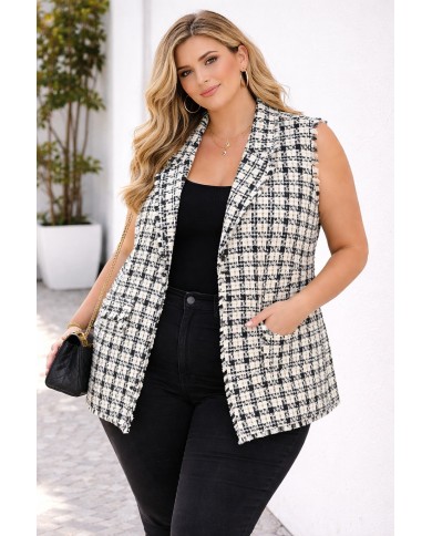 Chaleco Pata de Gallo Patricia | Elegancia Atemporal para Cualquier Ocasión