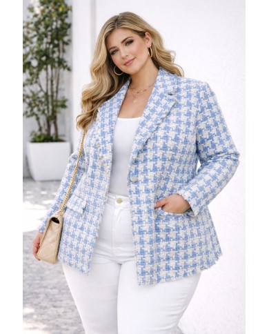 Chaqueta Pata de Gallo Patricia - Estilo y Elegancia