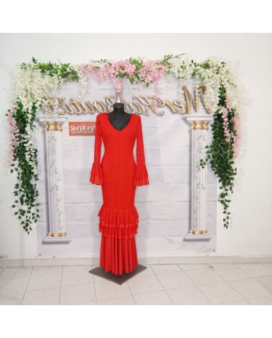 Vestido Azucena Flamenca - Elegancia y Tradición en Moda Flamenca