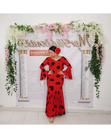 Vestido de Flamenco Mariana - Elegancia y Tradición