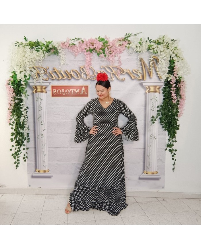 Vestido Flamenco MILENA - Elegancia y Tradición en Cada Paso