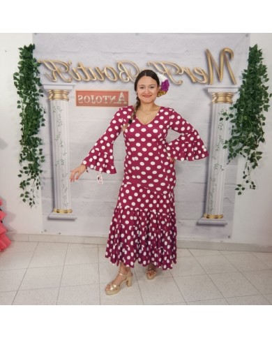 Vestido Flamenco Carolina Lunar - Elegancia y Tradición