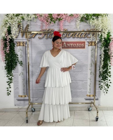 Vestido Flamenco DOLORES - Elegancia Tradicional y Estilo Andaluz