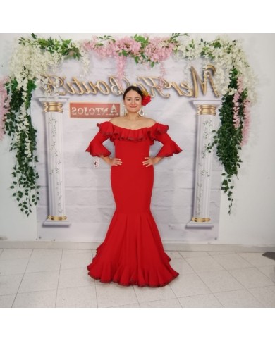 Vestido Cádiz Flamenco - Elegancia y Tradición en Moda Flamenca