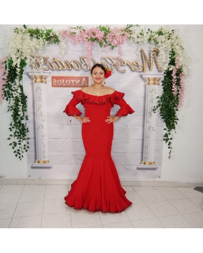 Vestido Cádiz Flamenco - Elegancia y Tradición en Moda Flamenca