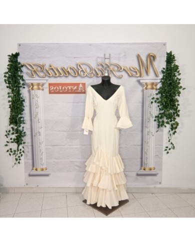 Vestido Veronica Flamenco - Elegancia y Tradición