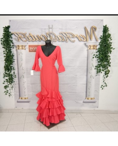 Vestido Veronica Flamenco - Elegancia y Tradición