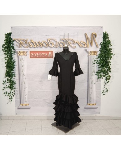 Vestido Veronica Flamenco - Elegancia y Tradición