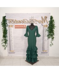 Vestido Veronica Flamenco - Elegancia y Tradición