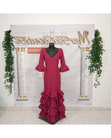 Vestido Veronica Flamenco - Elegancia y Tradición
