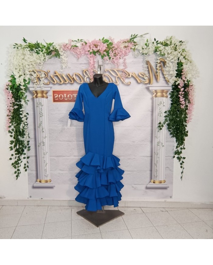 Vestido Veronica Flamenco - Elegancia y Tradición