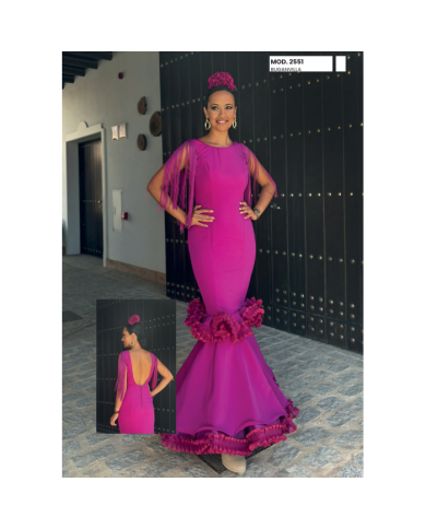 Vestido Caracola Flamenco - Elegancia y Tradición en Moda