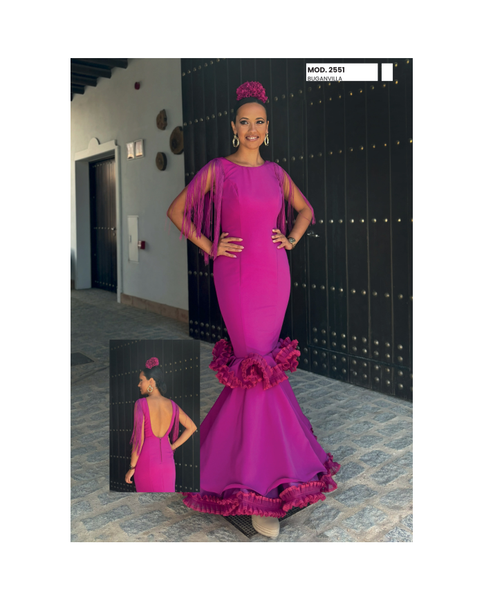 Vestido Caracola Flamenco - Elegancia y Tradición en Moda