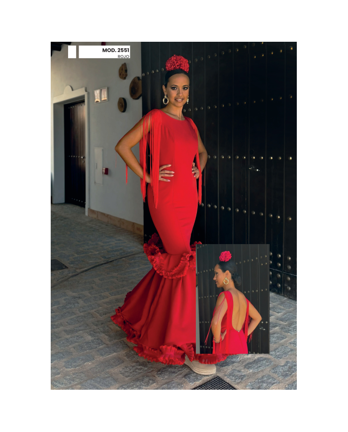 Vestido Caracola Flamenco - Elegancia y Tradición en Moda