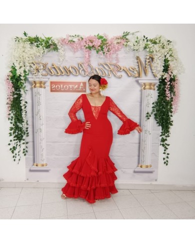 Vestido Puerta Tierra - Elegancia y Tradición Flamenca