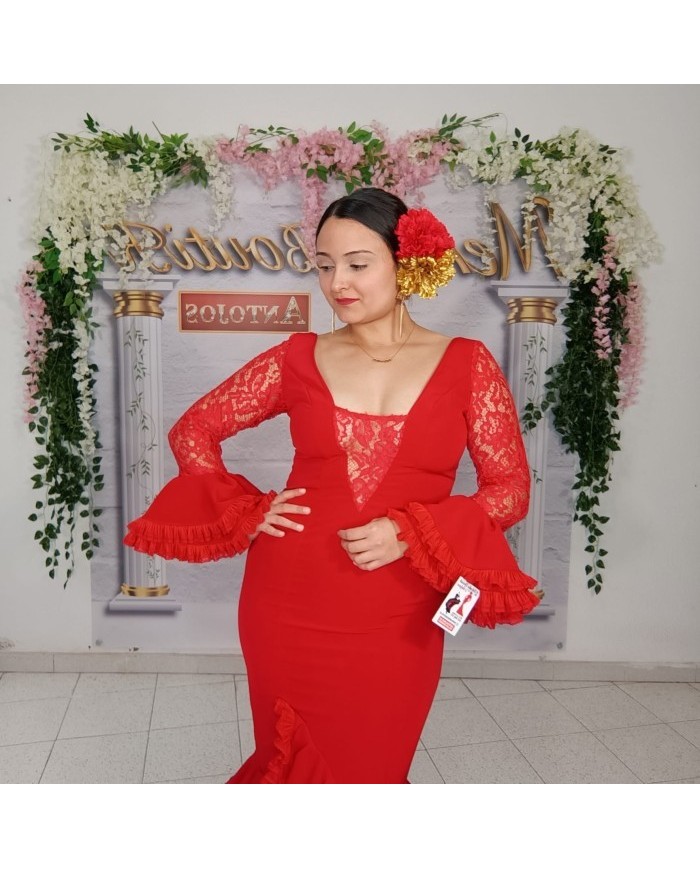 Vestido Puerta Tierra - Elegancia y Tradición Flamenca