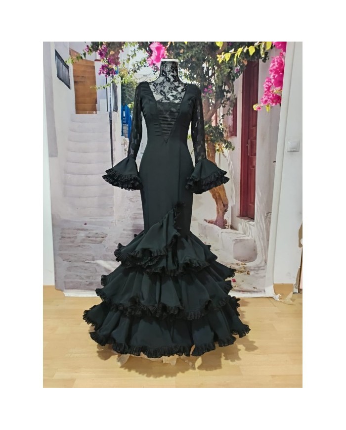 Vestido Caleta Flamenco - Elegancia y Tradición