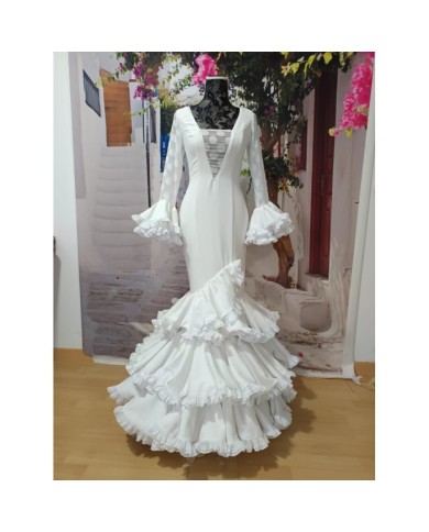 Vestido Caleta Flamenco - Elegancia y Tradición