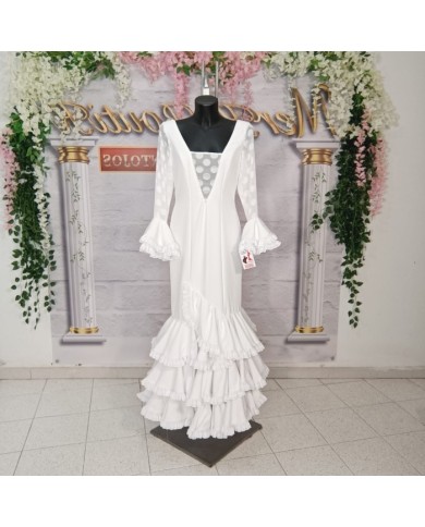 Vestido Caleta Flamenco - Elegancia y Tradición