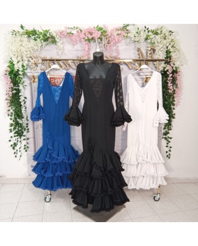 Vestido Caleta Flamenco - Elegancia y Tradición