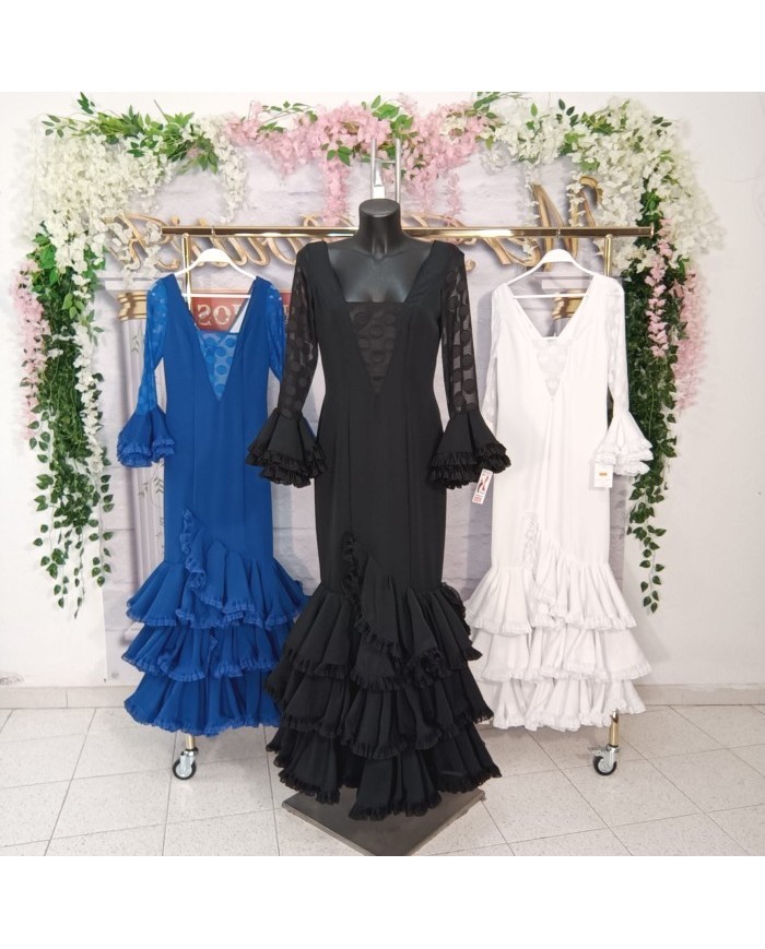 Vestido Caleta Flamenco - Elegancia y Tradición