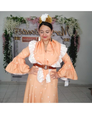 Bata Mandarina Flamenco - Elegancia y Comodidad en Cada Detalle