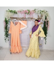 Bata Mandarina Flamenco - Elegancia y Comodidad en Cada Detalle