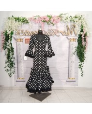 Compra Vestido Macu Lunar Grande Flamenco | Moda Flamenca Online