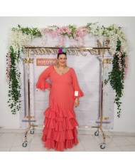 Vestido Chiclana Curvy - Elegancia Flamenca para Mujeres con Curvas