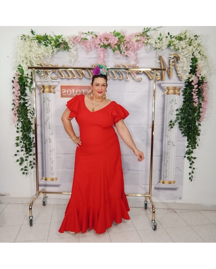 Vestido Bata Tarifa - Elegancia Flamenca | Comprar Online