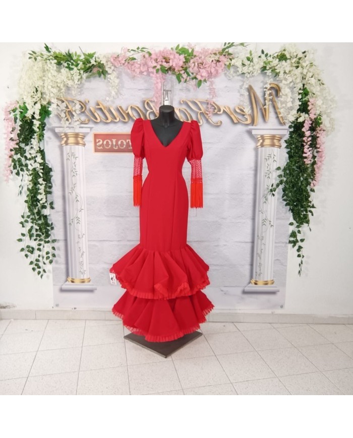 Vestido Málaga Flamenco - Elegancia y Tradición