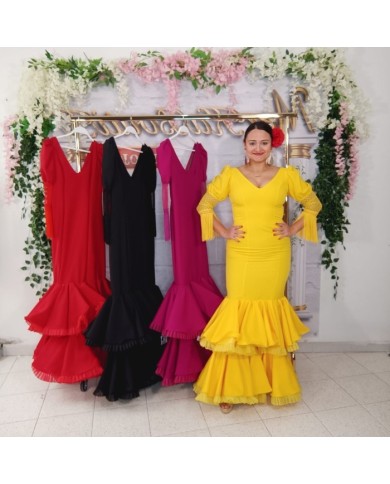 Vestido Málaga Flamenco - Elegancia y Tradición