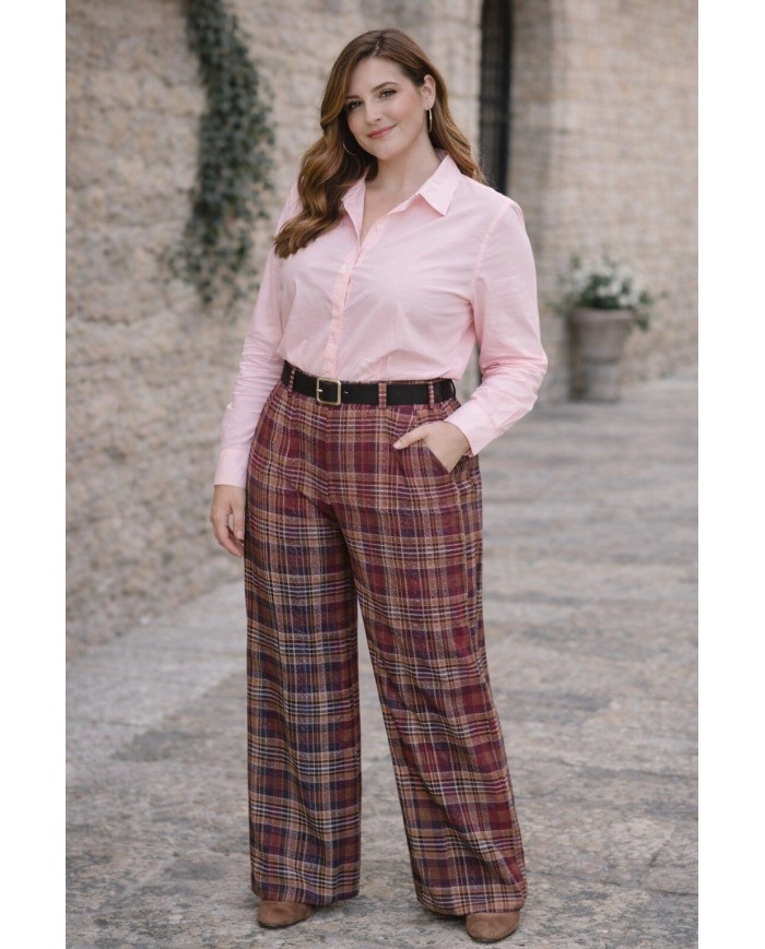 Pantalón Cuadro Viscosa Boom - Estilo y Comodidad en Cada Paso